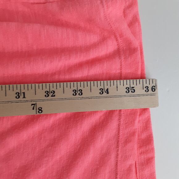 Lilly Pulitzer Maisy T Shirt Dress Coral Shift Mini Dress Womens M Resort Summer - Picture 8 of 8